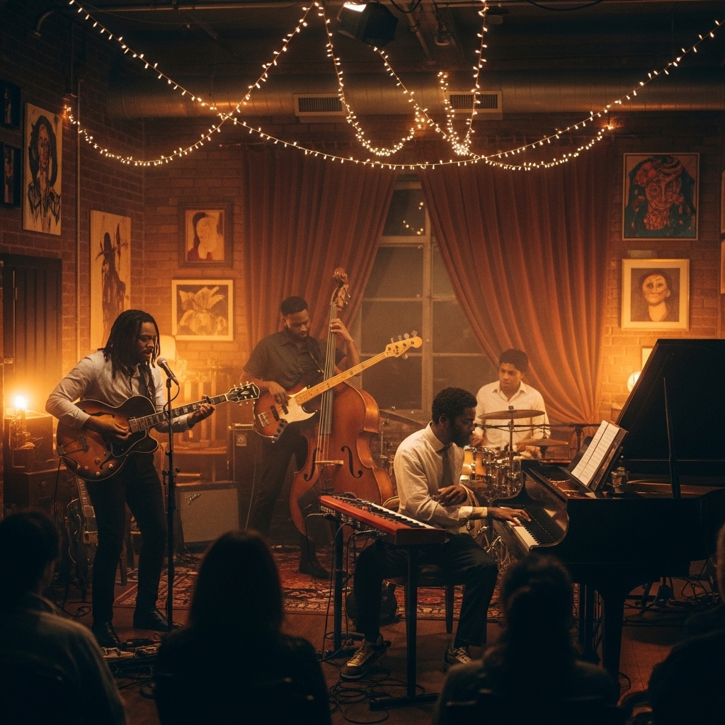 Live music performance at the venue